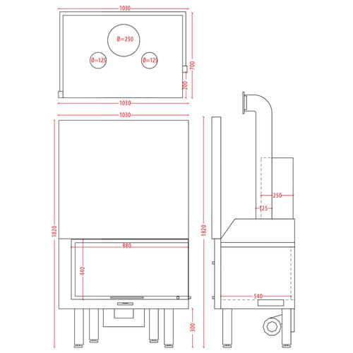Τ-90 Corner R/L - 26,76kW