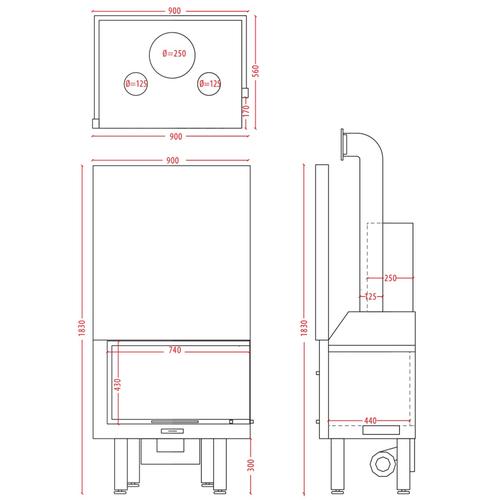 Τ-75 Corner R/L - 14,5kW