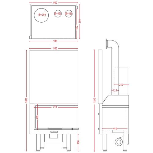 Τ-75 -2 Corner R/L - 15kW