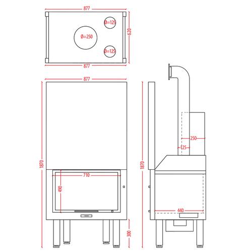 Τ-75 Διαμπερές - 13,5kW