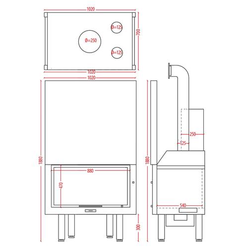 Τ-90 Διαμπερές - 25,57kW